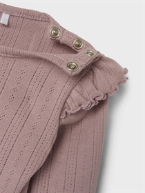 NAME IT Langærmet Body Omina Deauville Mauve